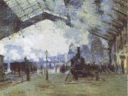 Claude Monet The Train from Normandy USA oil painting artist
